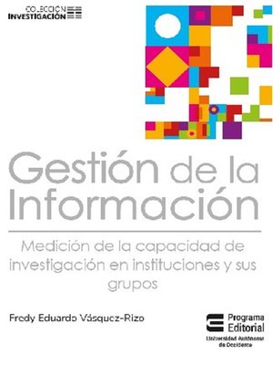 cover image of Gestión de la información